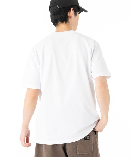 NEW ERA(ニューエラ)の「ニューエラ 半袖Tシャツ フラッグロゴ ラバープリント(Tシャツ/カットソー・メンズ・ブラック/ホワイト・L/M/S/XXL/XL)」の11枚目の写真