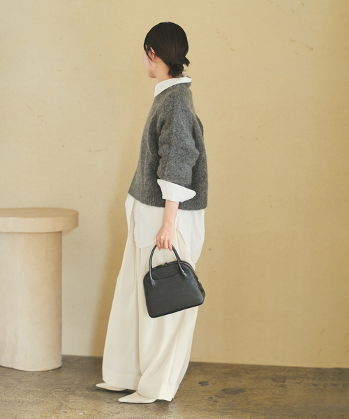 plage(プラージュ)の「mohair mix YOU ニット(ニット/セーター・レディース・ホワイト/ピンク/ベージュ/チャコールグレー・FREE)」の10枚目の写真
