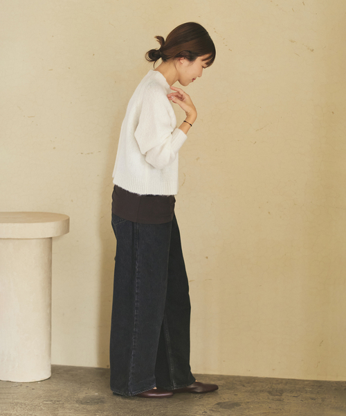 plage(プラージュ)の「mohair mix YOU ニット(ニット/セーター・レディース・ホワイト/ピンク/ベージュ/チャコールグレー・FREE)」の19枚目の写真