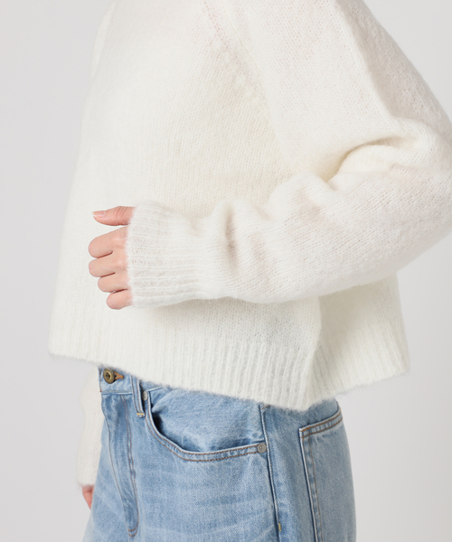 Plage モヘアニットセーター ほぼ新品 20%OFF】C.T.plage シーティープラージュ モヘア シルク ボートネック