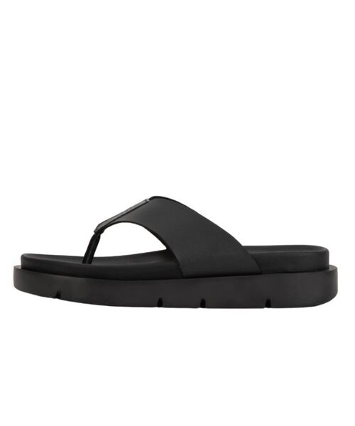 DIFFERSHOE(ディファーシュー)の「男性ステアレザーフリップフロップサンダル5CM(サンダル・メンズ・ブラック・25cm/28cm/26cm/27cm)」の1枚目の写真