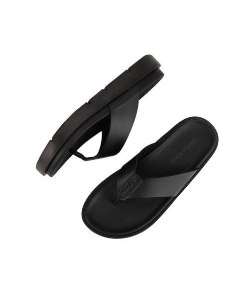 DIFFERSHOE(ディファーシュー)の「男性ステアレザーフリップフロップサンダル5CM(サンダル・メンズ・ブラック・25cm/28cm/26cm/27cm)」の3枚目の写真