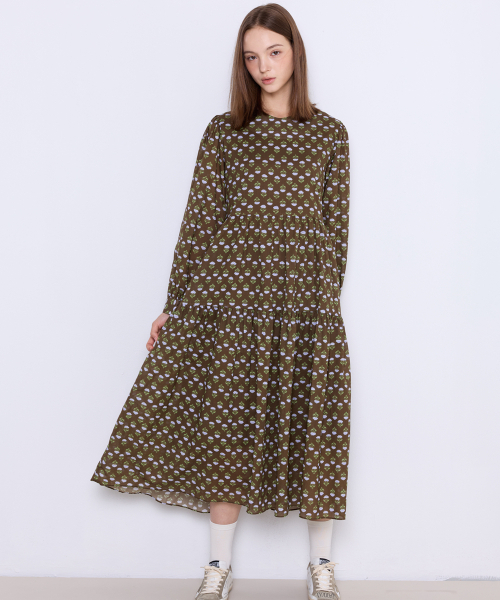 Holsie Long One Piece [Brown]