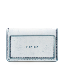 PLEATICA（プリティカ）の「リメンバー カード名刺財布 ホワイトブルー / イタリアン ベジタブルレザー（札入れ/マネークリップ）」