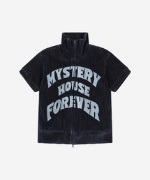 PROBLEMALLWAYS（プロブレムオールウェイズ）の「Mystery House Forever Velvet Track Top Navy（その他トップス）」