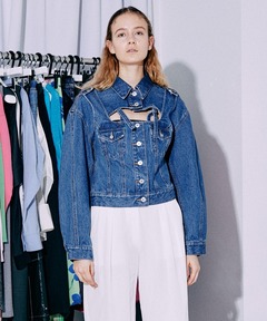 ジャケット・アウター PRANK PROJECT tweedy denim blouson 蕎麦 PRANK PROJECT tweedy denim blouson PRANK PROJECT tweedy denim