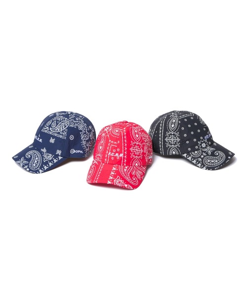 F.C.Real Bristol（エフシーレアルブリストル）の「BANDANA NYLON CAP（キャップ・メンズ・ネイビー/レッド/ブラック・FREE）」の4枚目の写真