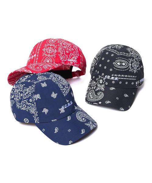 F.C.Real Bristol（エフシーレアルブリストル）の「BANDANA NYLON CAP（キャップ・メンズ・ネイビー/レッド/ブラック・FREE）」の5枚目の写真