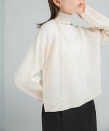 URBAN RESEARCH ROSSO WOMEN | スーパーファインラムズウールショートニット(ニット/セーター)