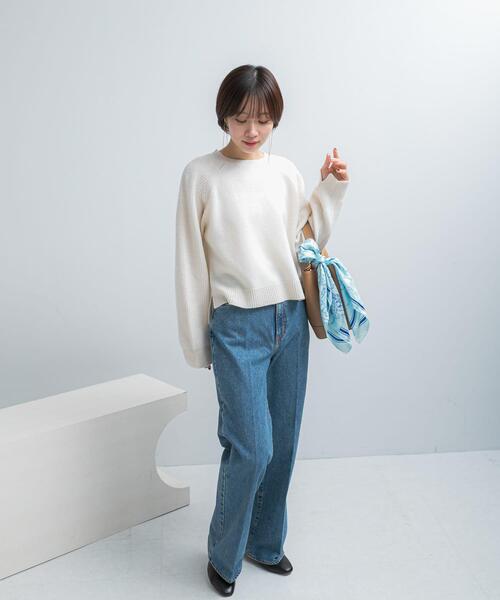 セール】スーパーファインラムズウールショートニット（ニット