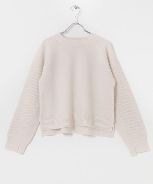 URBAN RESEARCH ROSSO WOMEN(アーバンリサーチ ロッソ)の「スーパーファインラムズウールショートニット(ニット/セーター・レディース・オフホワイト/レッド/ライトグレー/ブラック・FREE)」の11枚目の写真