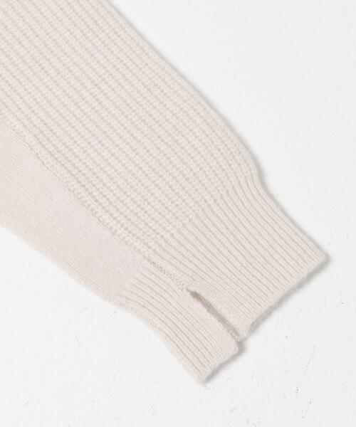 URBAN RESEARCH ROSSO WOMEN(アーバンリサーチ ロッソ)の「スーパーファインラムズウールショートニット(ニット/セーター・レディース・オフホワイト/レッド/ライトグレー/ブラック・FREE)」の12枚目の写真