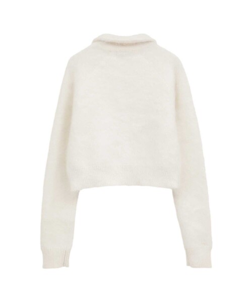 CLANE ショートニットカーディガン CLANE（クラネ） 正規商品 トップス アンゴラ ショート ニット