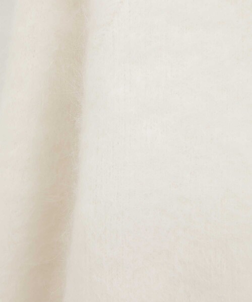 CLANE（クラネ）の「【CLANE/クラネ】ANGORA SHORT KNIT CARDIGAN/アンゴラショートニットカーディガン（カーディガン/ボレロ・レディース・ブルー/アイボリー・1/2）」の8枚目の写真