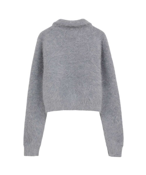 CLANE/クラネ】ANGORA SHORT KNIT CARDIGAN/アンゴラショートニット