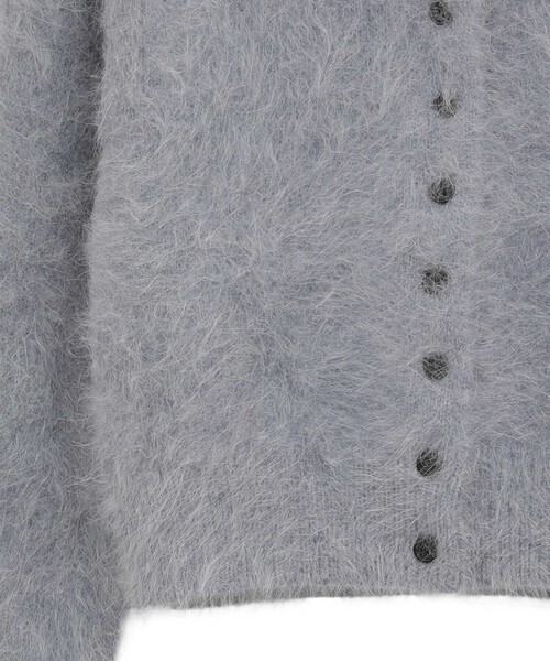 CLANE（クラネ）の「【CLANE/クラネ】ANGORA SHORT KNIT CARDIGAN/アンゴラショートニットカーディガン（カーディガン/ボレロ・レディース・ブルー/アイボリー・1/2）」の12枚目の写真