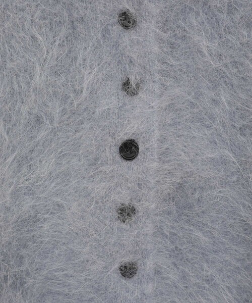 CLANE（クラネ）の「【CLANE/クラネ】ANGORA SHORT KNIT CARDIGAN/アンゴラショートニットカーディガン（カーディガン/ボレロ・レディース・ブルー/アイボリー・1/2）」の13枚目の写真