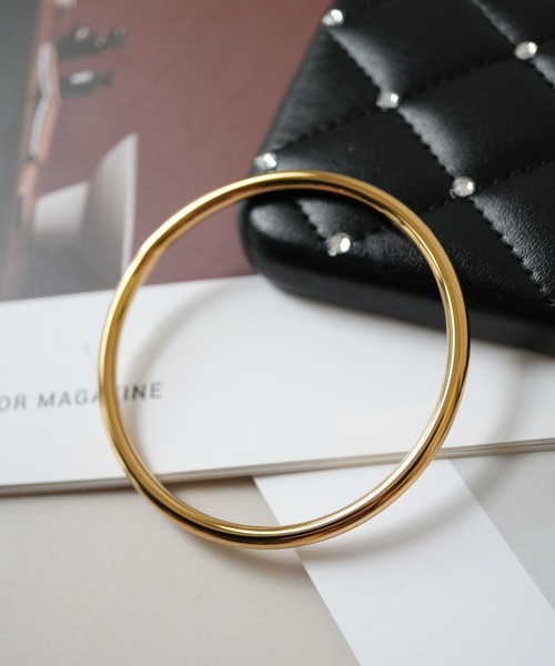 Port（ポート）の「【 Port / ポート 】 シンプル メタル バングル_（バングル/リストバンド・レディース・シルバー/ゴールド・FREE）」の2枚目の写真