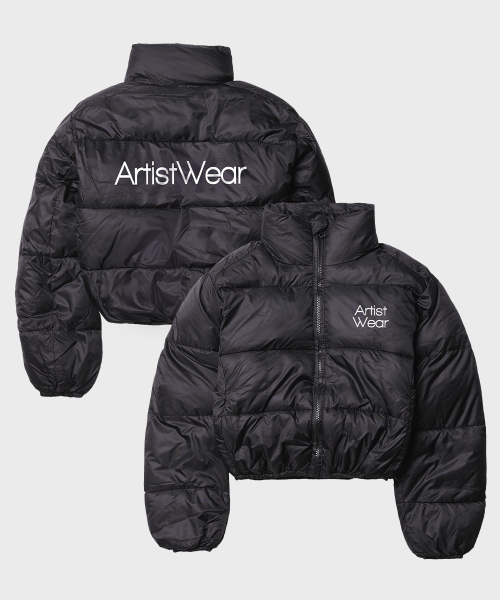 ARTISTWEAR（アーティストウェア）の「[2COLORS] モノタイププファークロップショートパディングジャケット（ダウンジャケット/コート・レディース・ブラック/ブラウン・SMALL/MEDIUM）」の8枚目の写真