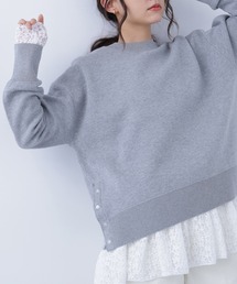 N.（N. Natural Beauty Basic） | サイドスリットボクシーニット(ニット/セーター)