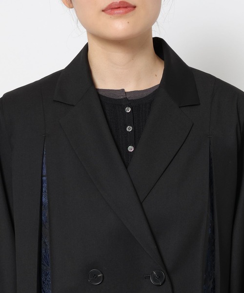 HARE（ハレ）の「ジャガードラインショートジャケット(HARE)（テーラードジャケット・レディース・オフホワイト/ブラック・FREE）」の19枚目の写真