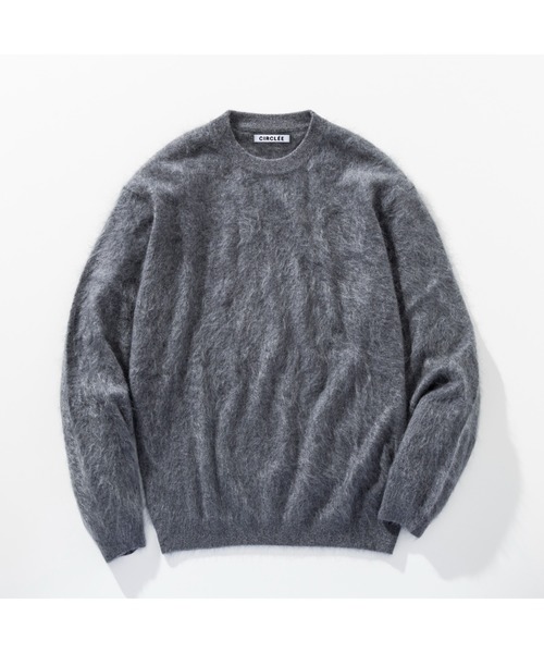 CIRCLEE(サークリー)の「CIRCLEE(サークリー)モヘアタッチ カシミヤセーター(ニット/セーター・メンズ・グリーン/グレー・M)」の12枚目の写真