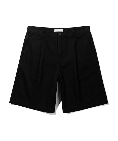 BAKKEN(バッケン)の「コットンワンタックワイドハーフパンツ BK8914_ブラック(その他パンツ・メンズ・ブラック・FREE)」の2枚目の写真