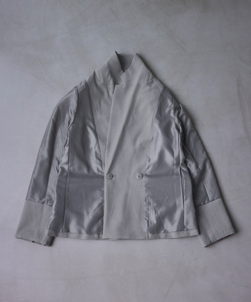 ROPE' PICNIC（ロペピクニック）の「クリアツイル金ボタンジャケット/セレモニー・セットアップ対応（テーラードジャケット・レディース・グレー/ベージュ系その他2/グリーン系その他/ネイビー・M/L）」の13枚目の写真