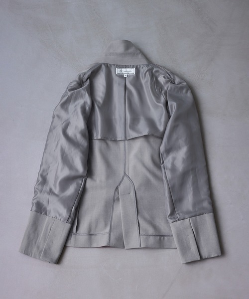 ROPE' PICNIC（ロペピクニック）の「クリアツイル金ボタンジャケット/セレモニー・セットアップ対応（テーラードジャケット・レディース・グレー/ベージュ系その他2/グリーン系その他/ネイビー・M/L）」の14枚目の写真