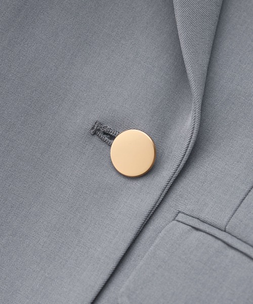 ROPE' PICNIC（ロペピクニック）の「クリアツイル金ボタンジャケット/セレモニー・セットアップ対応（テーラードジャケット・レディース・グレー/ベージュ系その他2/グリーン系その他/ネイビー・M/L）」の15枚目の写真