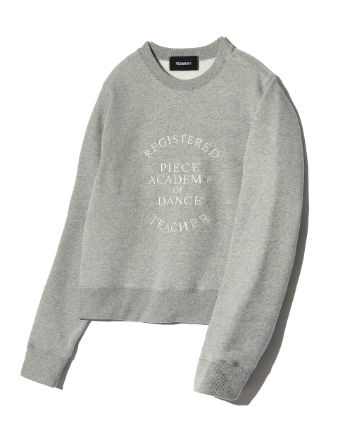 PIECEMAKER(ピースメーカー)の「SLOGAN CROP SWEATSHIRTS (GREY)(スウェット・レディース・その他・FREE)」の1枚目の写真
