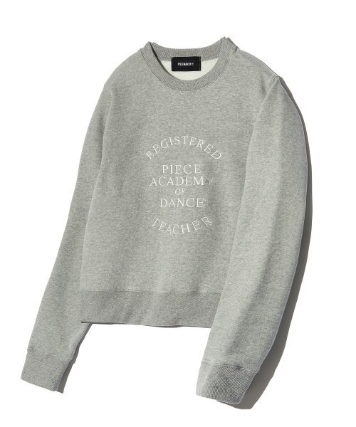 PIECEMAKER(ピースメーカー)の「SLOGAN CROP SWEATSHIRTS (GREY)(スウェット・レディース・その他・FREE)」の2枚目の写真