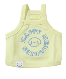 HIWITH（ハイウィーズ）の「ハッピーペットクロップノースリーブTシャツ_ライム（ペットウェア）」
