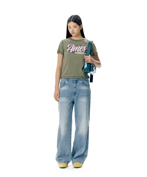 AMESWORLDWIDE（アメスワールドワイド）の「WIDE BELTED POCKET BAG GREEN (AM2ESUAB45A)（ショルダーバッグ・レディース・その他・FREE）」の5枚目の写真