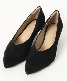 GLOBAL WORK | 3.5cmヒール/らくっション撥水ローヒールパンプス/632745(パンプス)