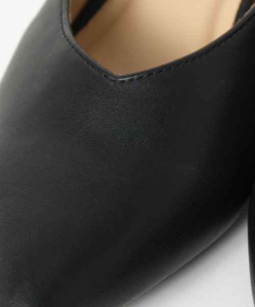 GLOBAL WORK（グローバルワーク）の「3.5cmヒール/らくっション撥水ローヒールパンプス/632745（パンプス・レディース・ブラック/ブラック系その他/ホワイト系その他7・MEDIUM/LARGE）」の14枚目の写真