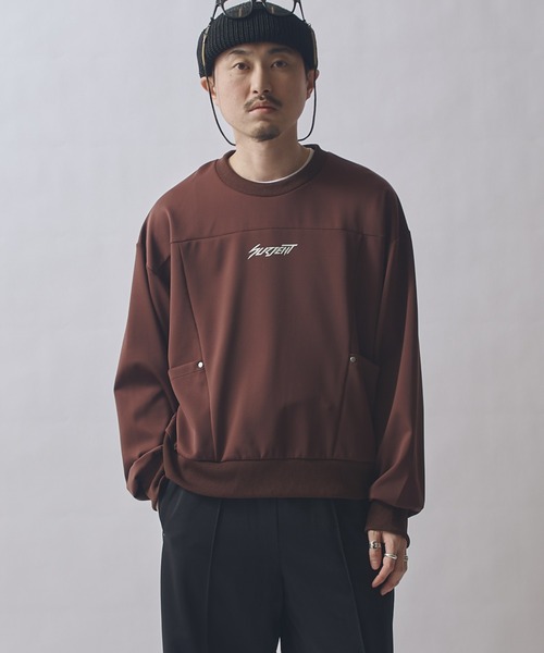Lui's(ルイス)の「SURJENT ネオプレーンパネルPO(Tシャツ/カットソー・メンズ・ブラック/バーガンディー・2/1)」の7枚目の写真