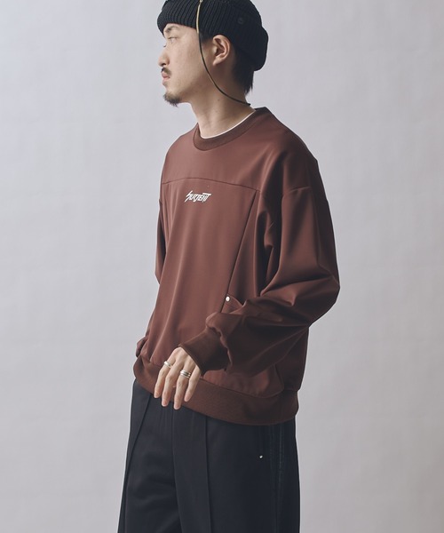 Lui's(ルイス)の「SURJENT ネオプレーンパネルPO(Tシャツ/カットソー・メンズ・ブラック/バーガンディー・2/1)」の8枚目の写真