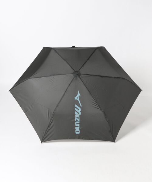 MIZUNO（ミズノ　）の「折りたたみ傘 雨傘 耐風 ビッグロゴ（折りたたみ傘・メンズ・ダークブルー/ライトグレー/ブラック・FREE）」の8枚目の写真