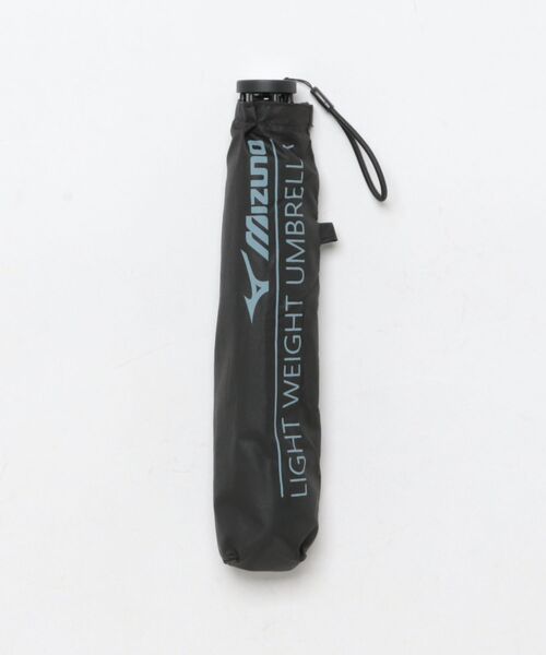 MIZUNO(ミズノ )の「折りたたみ傘 雨傘 耐風 ビッグロゴ(折りたたみ傘・メンズ・ダークブルー/ライトグレー/ブラック・FREE)」の1枚目の写真