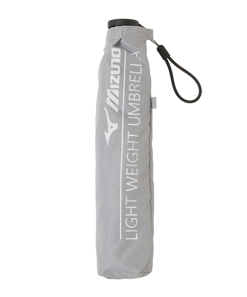 MIZUNO（ミズノ　）の「折りたたみ傘 雨傘 耐風 ビッグロゴ（折りたたみ傘・メンズ・ダークブルー/ライトグレー/ブラック・FREE）」の6枚目の写真