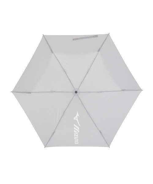 MIZUNO（ミズノ　）の「折りたたみ傘 雨傘 耐風 ビッグロゴ（折りたたみ傘・メンズ・ダークブルー/ライトグレー/ブラック・FREE）」の4枚目の写真