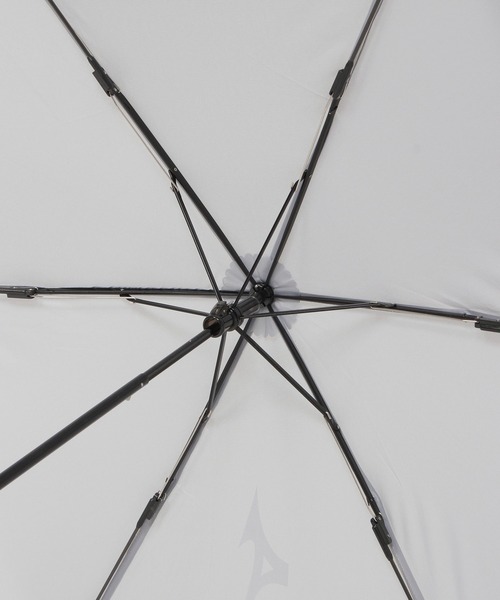 MIZUNO（ミズノ　）の「折りたたみ傘 雨傘 耐風 ビッグロゴ（折りたたみ傘・メンズ・ダークブルー/ライトグレー/ブラック・FREE）」の9枚目の写真
