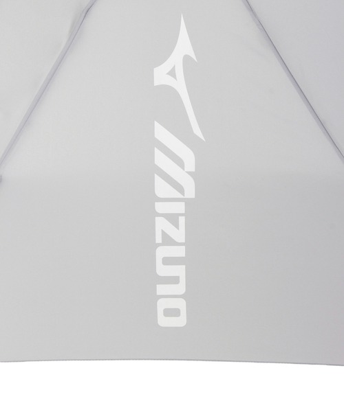 MIZUNO（ミズノ　）の「折りたたみ傘 雨傘 耐風 ビッグロゴ（折りたたみ傘・メンズ・ダークブルー/ライトグレー/ブラック・FREE）」の10枚目の写真
