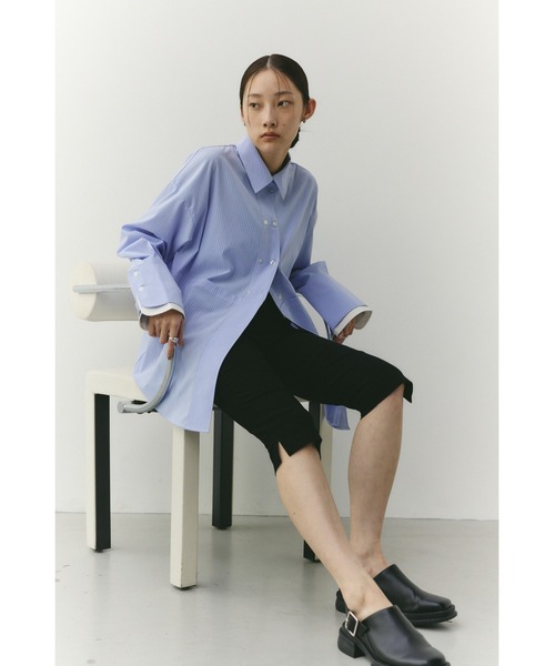 STYLEMIXER(スタイルミキサー)の「ハイストレッチカプリパンツ(その他パンツ・レディース・アイボリー/ブラック・SMALL/MEDIUM)」の16枚目の写真