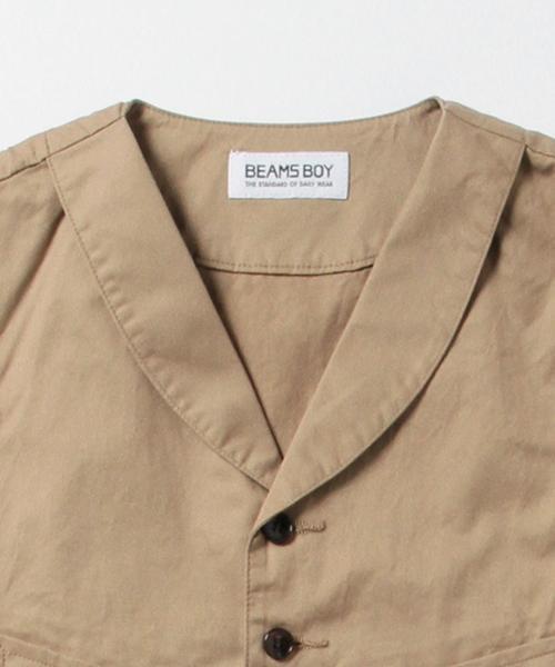 BEAMS BOY(ビームスボーイ)の「BEAMS BOY / ダンプ ベスト(ベスト・レディース・ベージュ/ネイビー・ONE SIZE)」の12枚目の写真