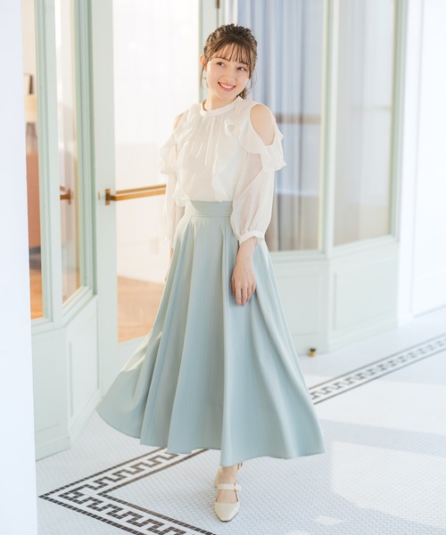 2026春夏新作 ストライプフレアスカート（スカート）｜MISCH MASCH