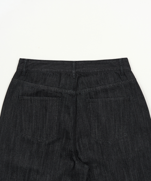 TOFFEE(トフィー)の「ワンタックローデニムパンツ(ブラック)(デニムパンツ・メンズ・その他・SMALL/MEDIUM/LARGE/X-LARGE)」の9枚目の写真