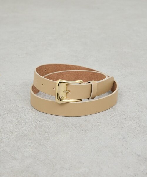 GALLARDAGALANTE（ガリャルダガランテ）の「ハンドステッチベルト（ベルト・レディース・ブラック/ベージュ・FREE）」の7枚目の写真