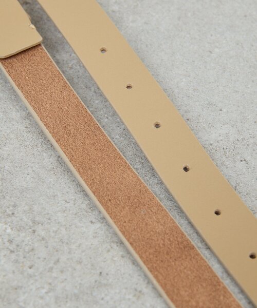 GALLARDAGALANTE（ガリャルダガランテ）の「ハンドステッチベルト（ベルト・レディース・ブラック/ベージュ・FREE）」の10枚目の写真